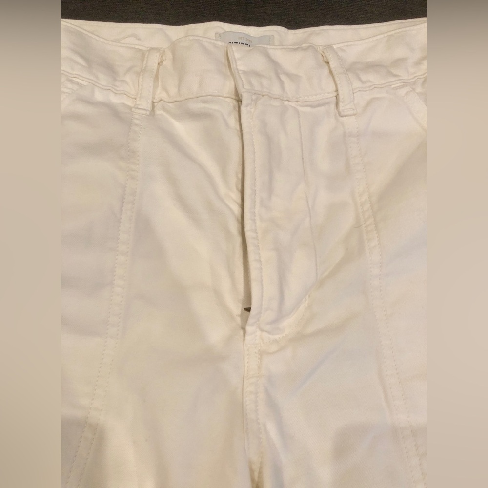 Citizens of Humanity Marcelle Low Slung Barrel Pants Cargo Pashmina White sze 28 - Picture 5 of 8